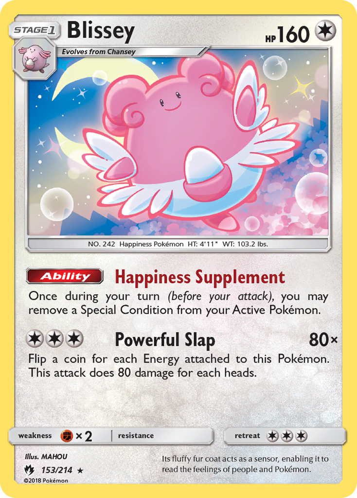 Blissey (153/214) [Sun & Moon: Lost Thunder] - Comfy Hobbies