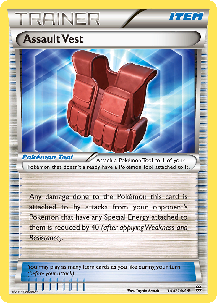 Assault Vest (133/162) [XY: BREAKthrough] - Comfy Hobbies