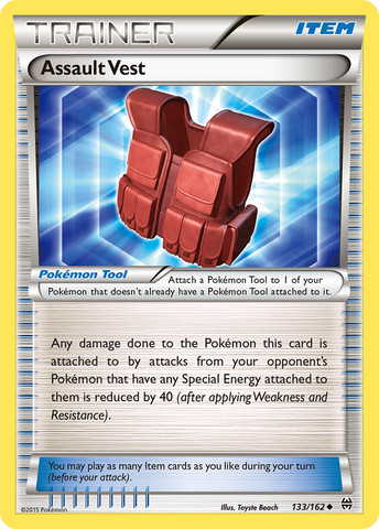 Assault Vest (133/162) [XY: BREAKthrough] - Comfy Hobbies