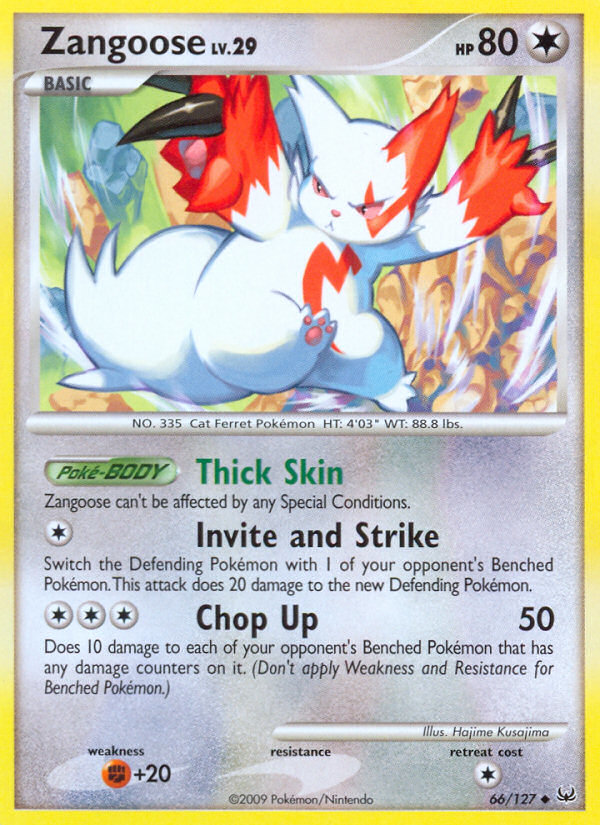 Zangoose (66/127) [Platinum: Base Set] - Comfy Hobbies