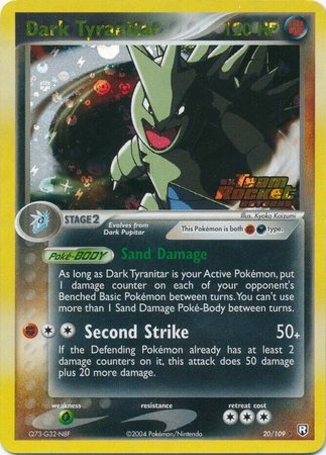Dark Tyranitar (20/109) (Stamped) [EX: Team Rocket Returns] - Comfy Hobbies