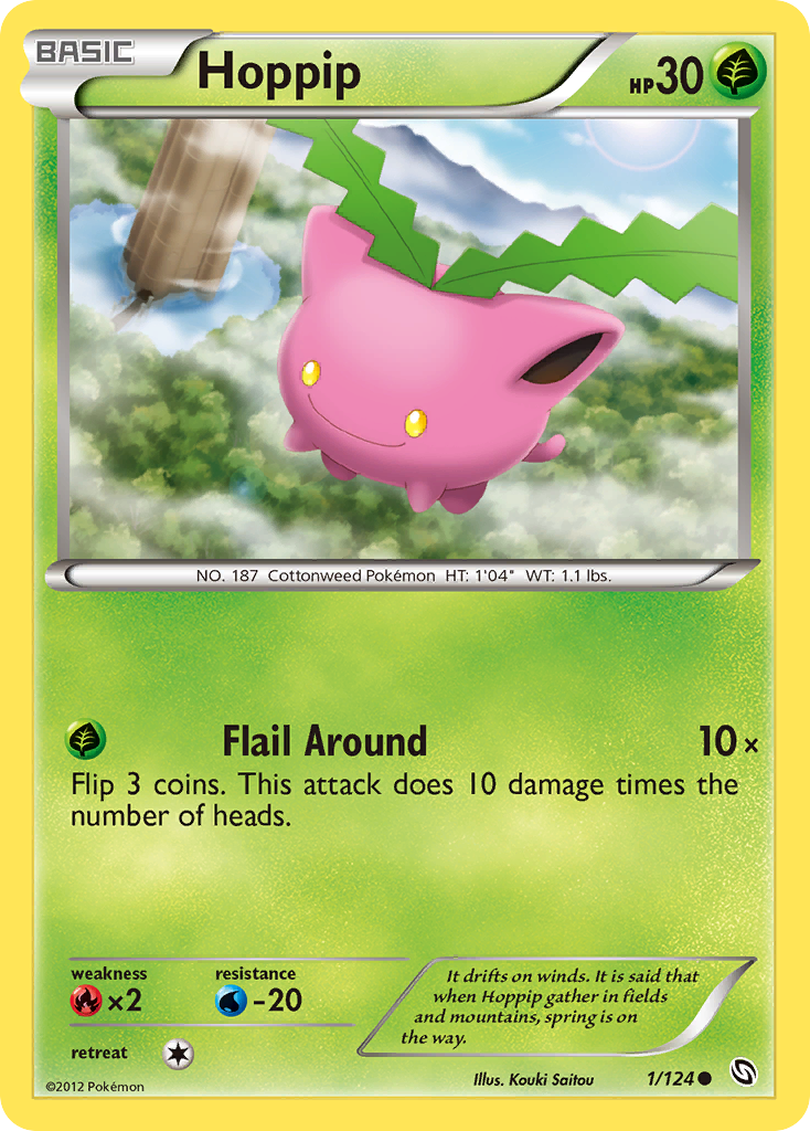 Hoppip (1/124) [Black & White: Dragons Exalted] - Comfy Hobbies
