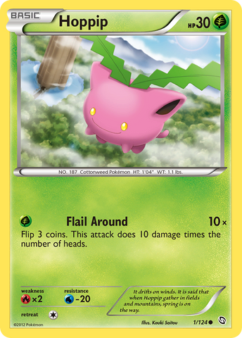Hoppip (1/124) [Black & White: Dragons Exalted] - Comfy Hobbies