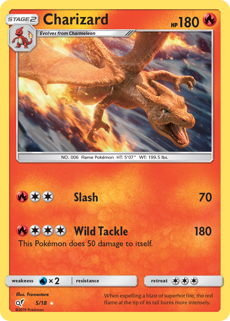 Charizard (5/18) [Sun & Moon: Detective Pikachu] - Comfy Hobbies