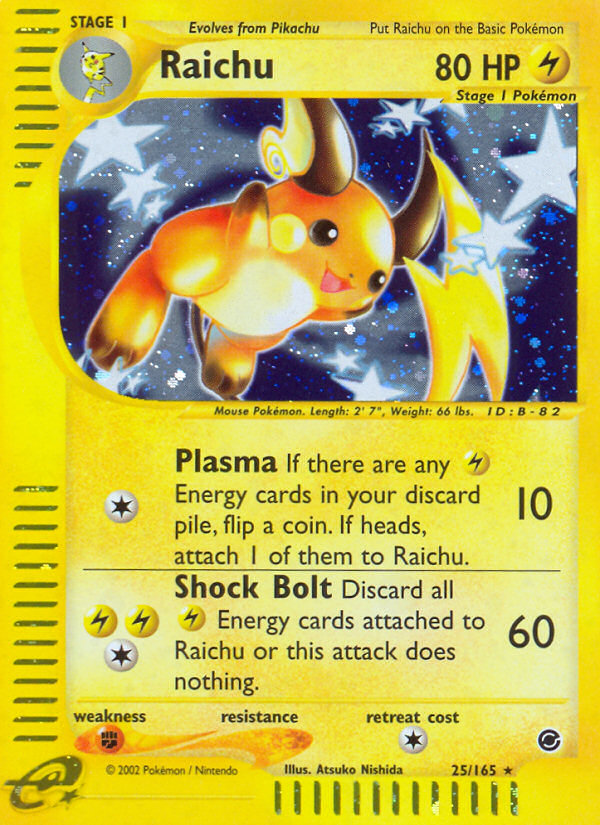 Raichu (25/165) [Expedition: Base Set] - Comfy Hobbies
