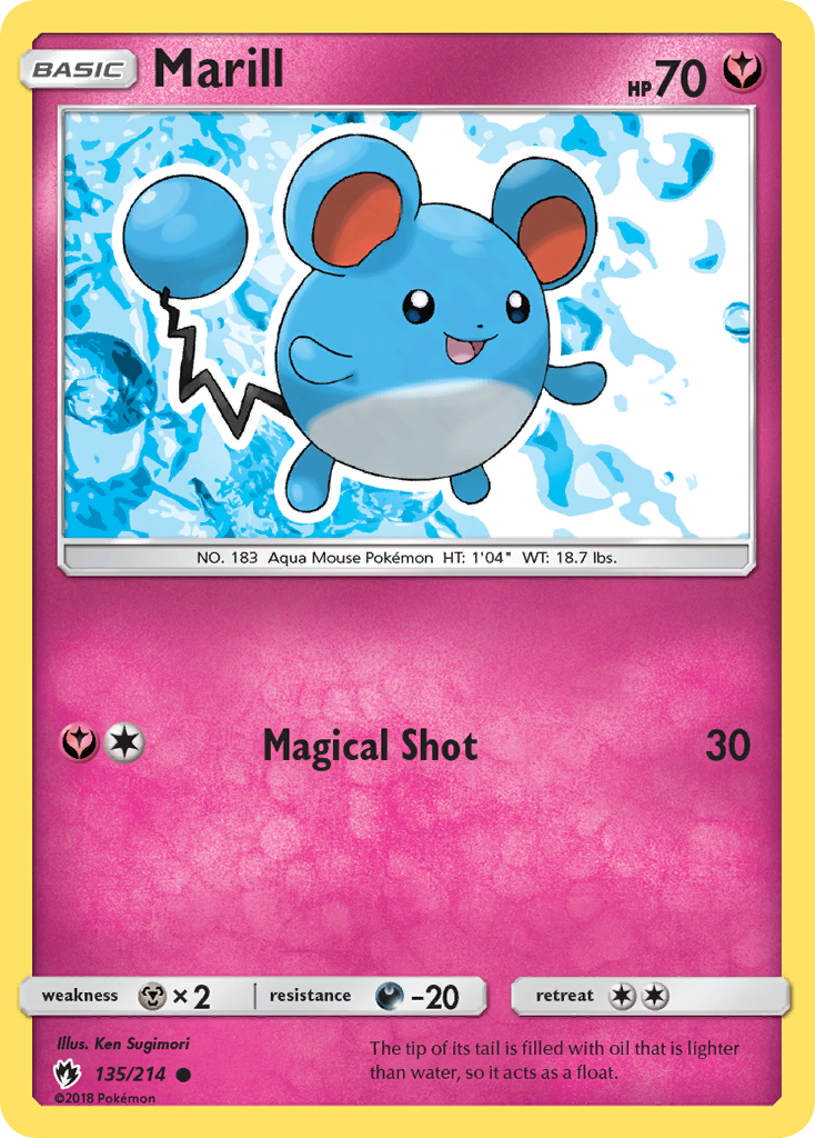 Marill (135/214) [Sun & Moon: Lost Thunder] - Comfy Hobbies