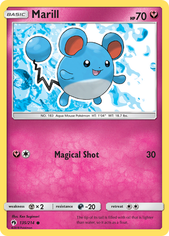Marill (135/214) [Sun & Moon: Lost Thunder] - Comfy Hobbies