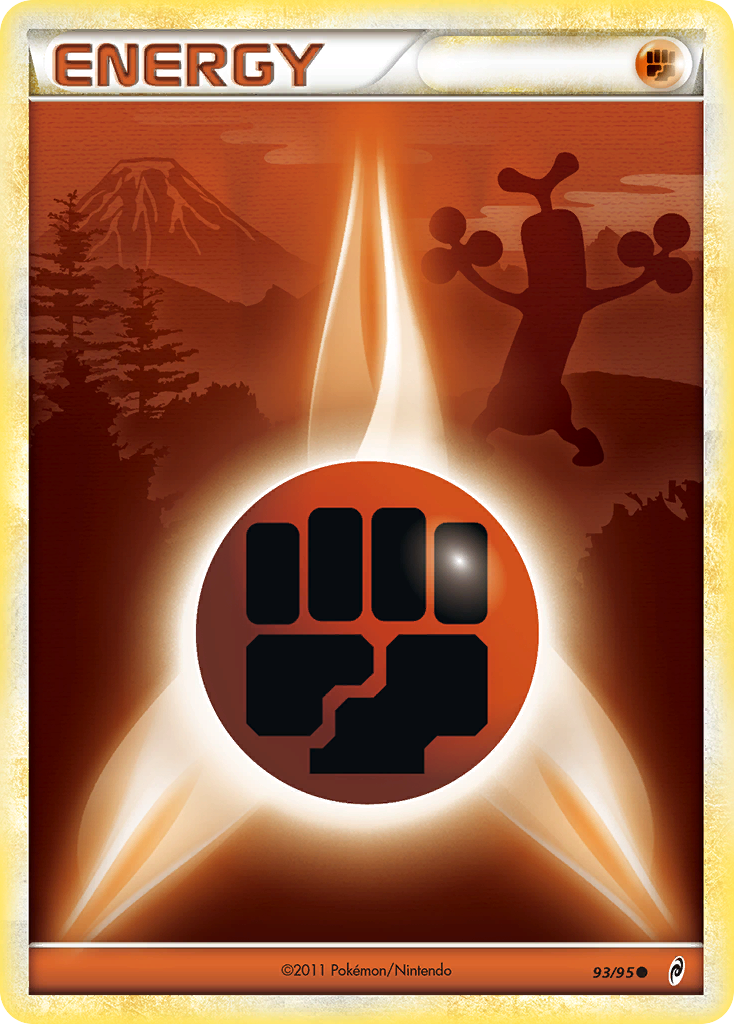 Fighting Energy (93/95) [HeartGold & SoulSilver: Call of Legends] - Comfy Hobbies