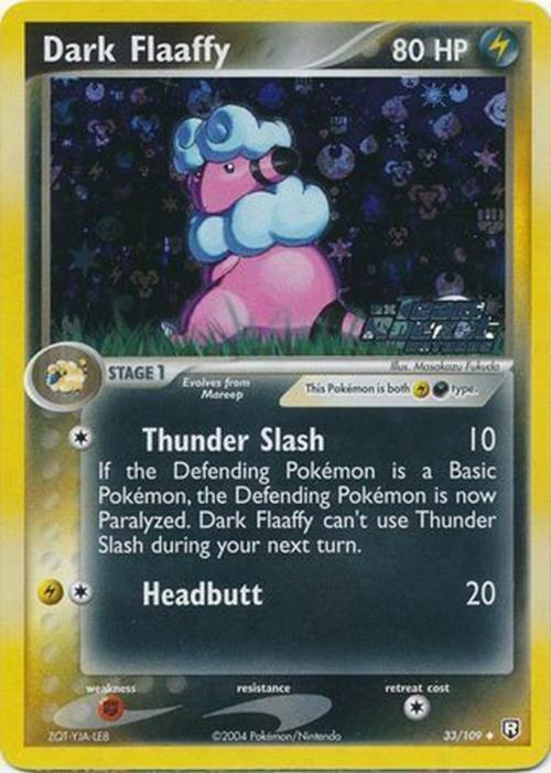 Dark Flaaffy (33/109) (Stamped) [EX: Team Rocket Returns] - Comfy Hobbies