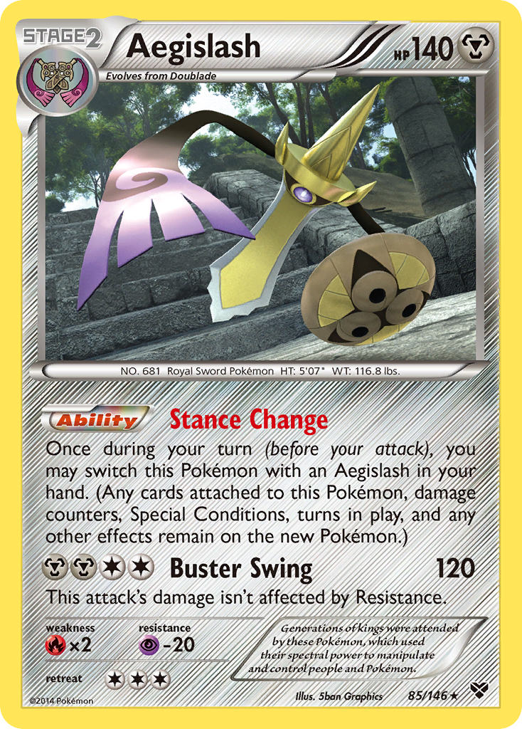 Aegislash (85/146) [XY: Base Set] - Comfy Hobbies