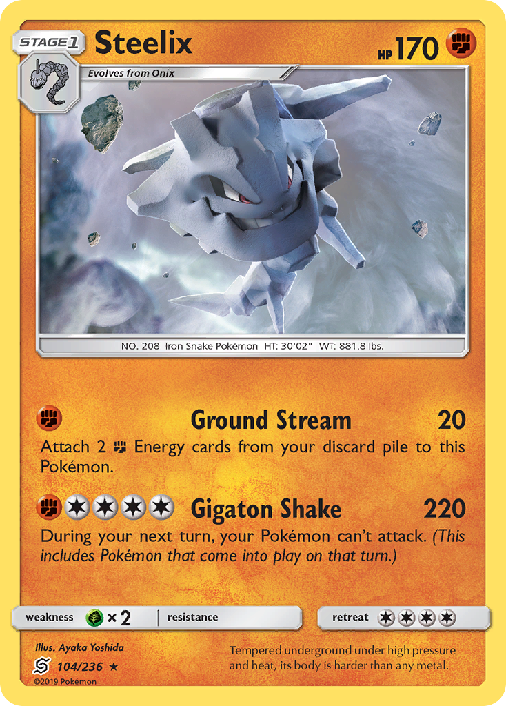 Steelix (104/236) [Sun & Moon: Unified Minds] - Comfy Hobbies