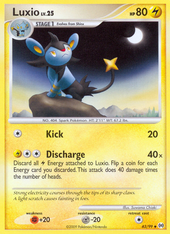 Luxio (43/99) [Platinum: Arceus] - Comfy Hobbies