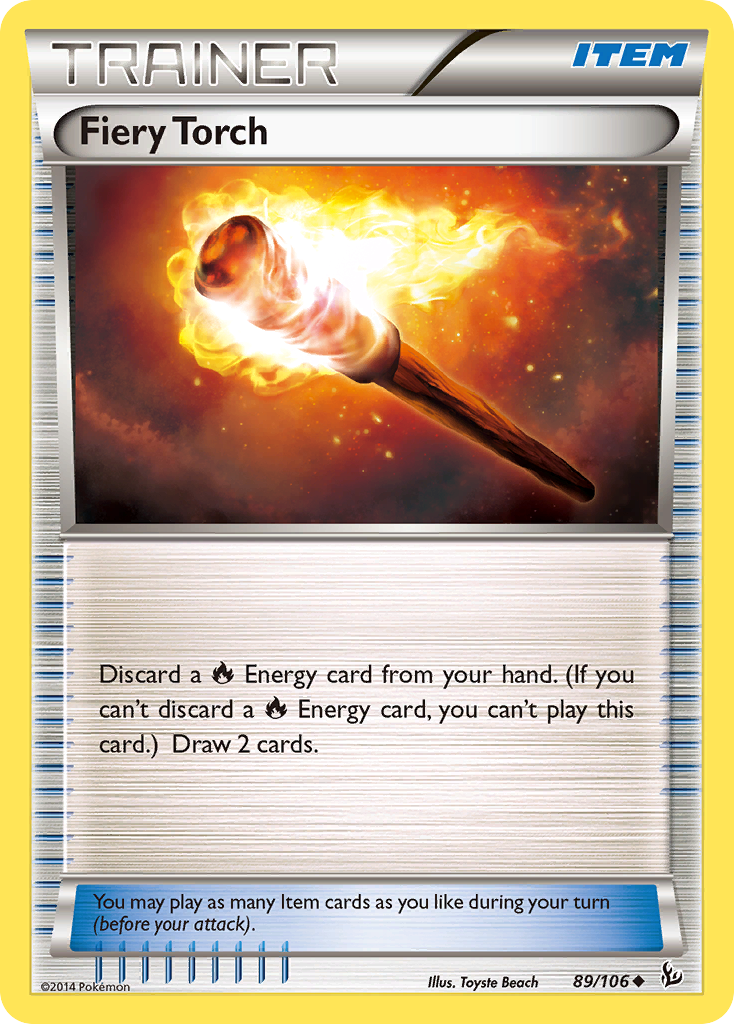 Fiery Torch (89/106) [XY: Flashfire] - Comfy Hobbies