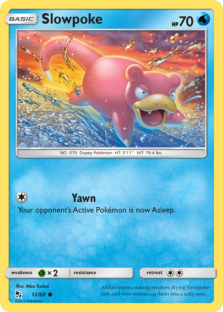 Slowpoke (12/68) [Sun & Moon: Hidden Fates] - Comfy Hobbies