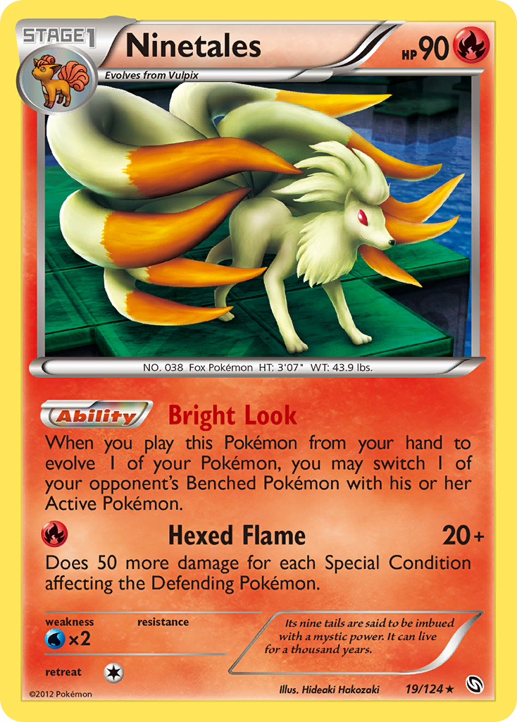 Ninetales (19/124) [Black & White: Dragons Exalted] - Comfy Hobbies
