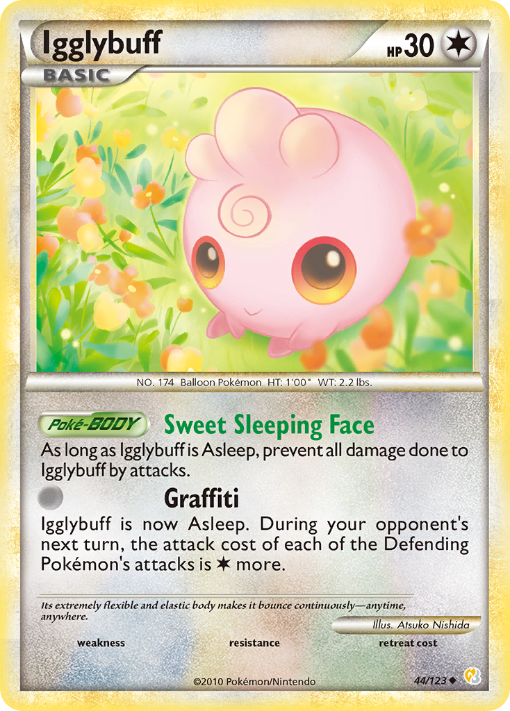 Igglybuff (44/123) [HeartGold & SoulSilver: Base Set] - Comfy Hobbies