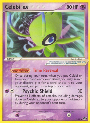 Celebi ex (17/17) [POP Series 2] - Comfy Hobbies