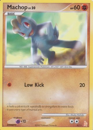Machop (5/11) [Diamond & Pearl: Trainer Kit - Lucario] - Comfy Hobbies