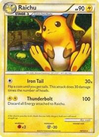 Raichu (10/123) (Cracked Ice Holo) [HeartGold & SoulSilver: Base Set] - Comfy Hobbies