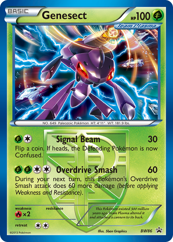 Genesect (BW86) (Team Plasma) [Black & White: Black Star Promos] - Comfy Hobbies