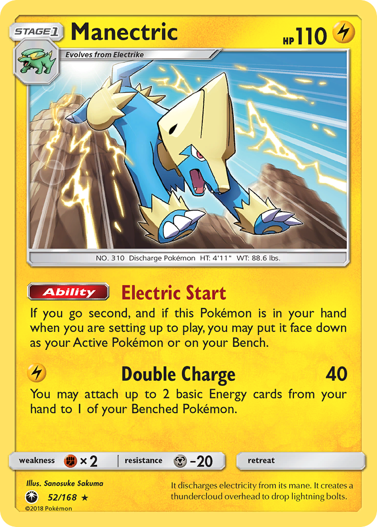 Manectric (52/168) [Sun & Moon: Celestial Storm] - Comfy Hobbies