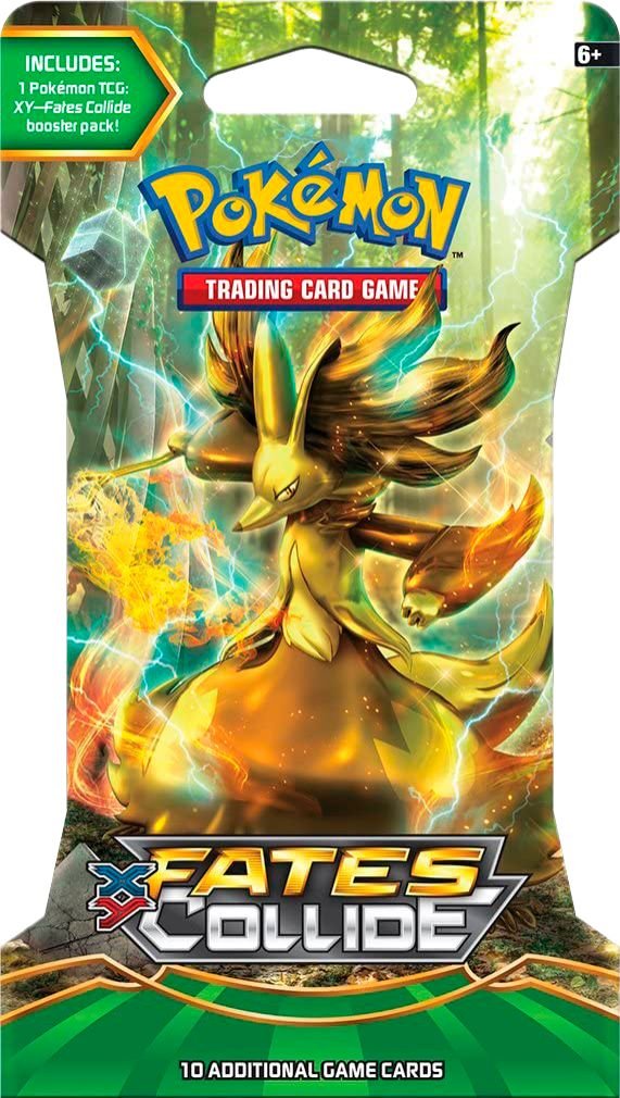 XY: Fates Collide - Sleeved Booster Pack (Delphox BREAK) - Comfy Hobbies