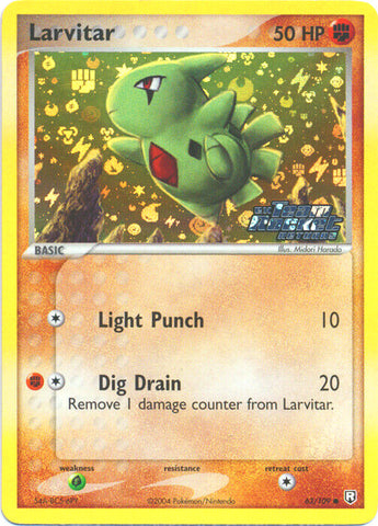 Larvitar (63/109) (Stamped) [EX: Team Rocket Returns] - Comfy Hobbies