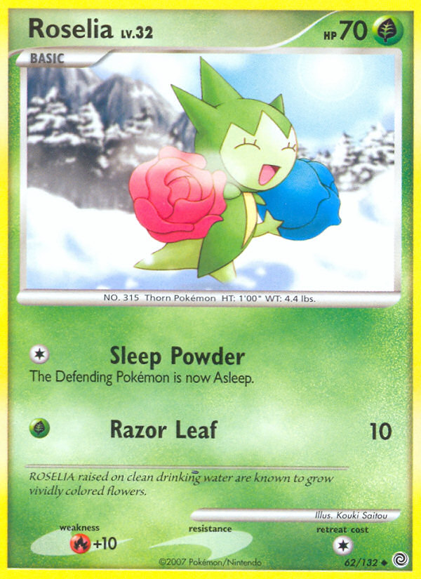 Roselia (62/132) [Diamond & Pearl: Secret Wonders] - Comfy Hobbies