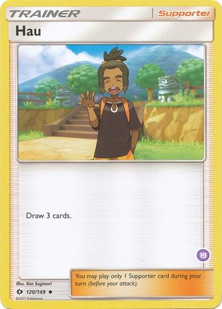 Hau (120/149) (Deck Exclusive #19) [Sun & Moon: Trainer Kit - Alolan Sandslash] - Comfy Hobbies