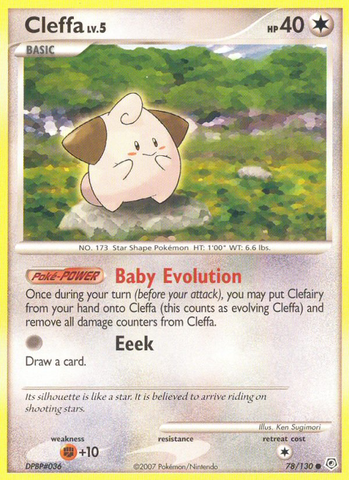 Cleffa (78/130) [Diamond & Pearl: Base Set] - Comfy Hobbies