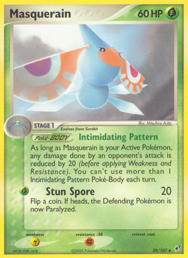 Masquerain (39/107) [EX: Deoxys] - Comfy Hobbies