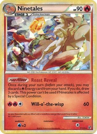 Ninetales (7/123) (Cracked Ice) [HeartGold & SoulSilver: Undaunted] - Comfy Hobbies