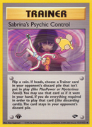 Sabrina's Psychic Control (121/132) [Gym Challenge 1st Edition] - Comfy Hobbies