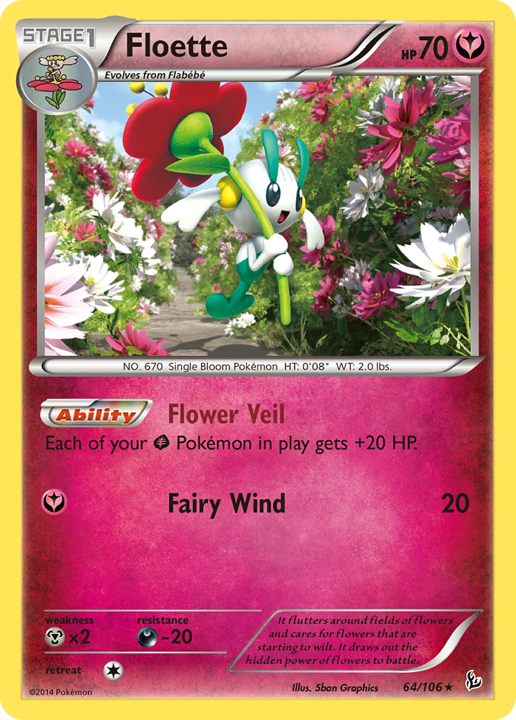 Floette (64/106) [XY: Flashfire] - Comfy Hobbies