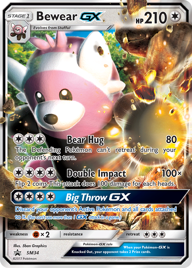 Bewear GX (SM34) [Sun & Moon: Black Star Promos] - Comfy Hobbies