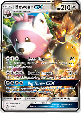 Bewear GX (SM34) [Sun & Moon: Black Star Promos] - Comfy Hobbies