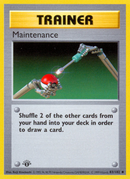 Maintenance (83/102) (Shadowless) [Base Set 1st Edition] - Comfy Hobbies