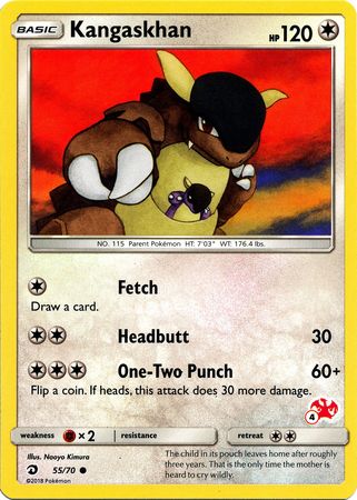 Kangaskhan (55/70) (Charizard Stamp #4) [Battle Academy 2020] - Comfy Hobbies