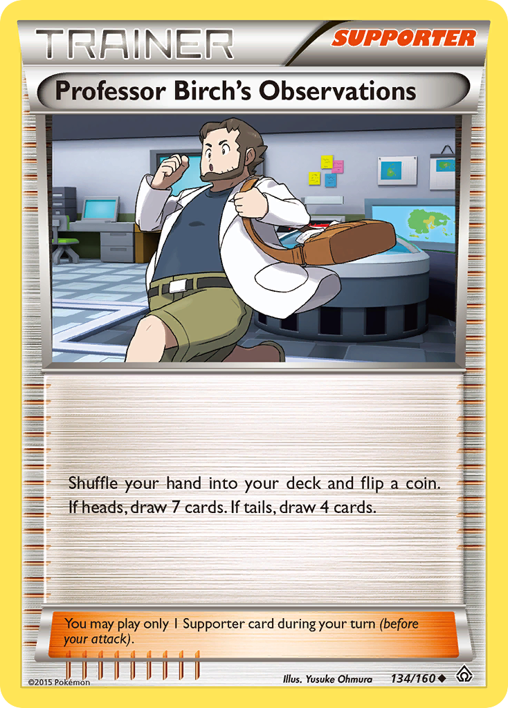 Professor Birch's Observations (134/160) [XY: Primal Clash] - Comfy Hobbies