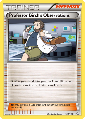 Professor Birch's Observations (134/160) [XY: Primal Clash] - Comfy Hobbies