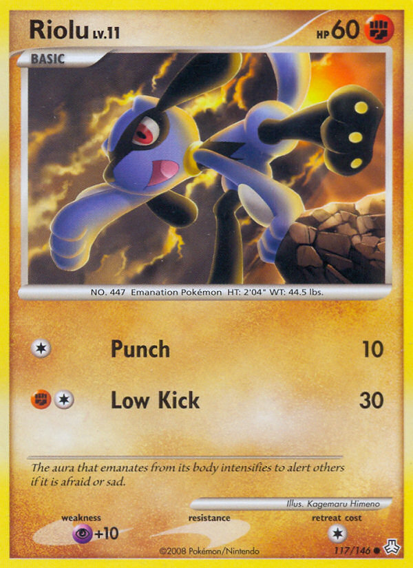 Riolu (117/146) [Diamond & Pearl: Legends Awakened] - Comfy Hobbies