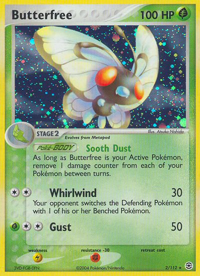 Butterfree (2/112) [EX: FireRed & LeafGreen] - Comfy Hobbies