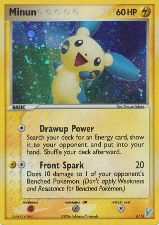 Minun (6/12) [EX: Trainer Kit 2 - Minun] - Comfy Hobbies