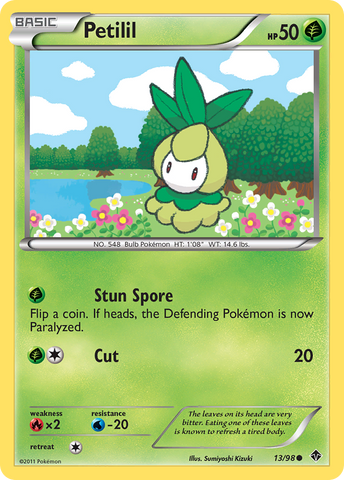Petilil (13/98) [Black & White: Emerging Powers] - Comfy Hobbies