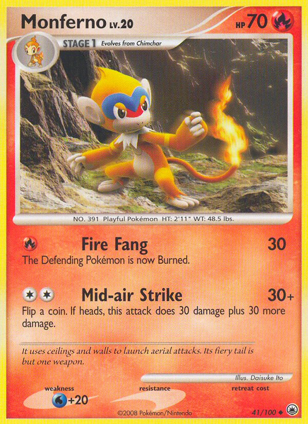 Monferno (41/100) [Diamond & Pearl: Majestic Dawn] - Comfy Hobbies