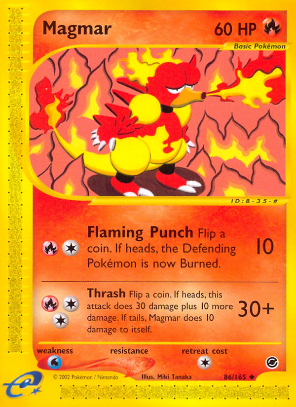 Magmar (86/165) [Expedition: Base Set] - Comfy Hobbies