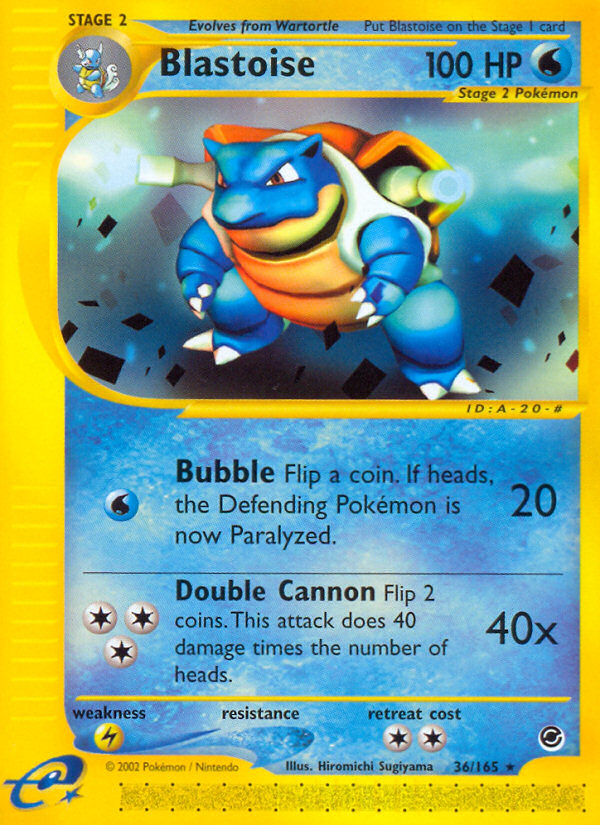 Blastoise (36/165) [Expedition: Base Set] - Comfy Hobbies