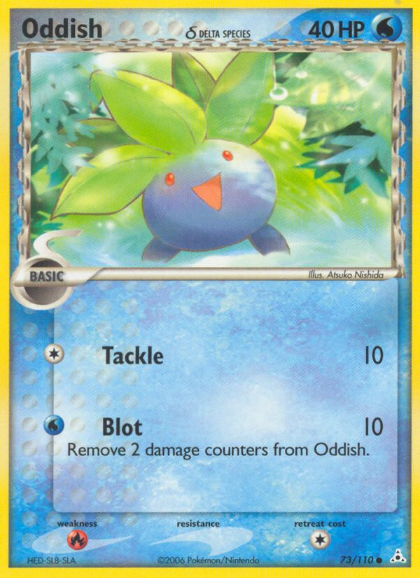 Oddish (73/110) (Delta Species) [EX: Holon Phantoms] - Comfy Hobbies