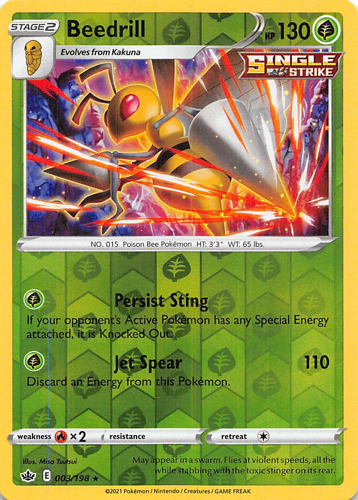 Beedrill (003/198) [Sword & Shield: Chilling Reign] - Comfy Hobbies