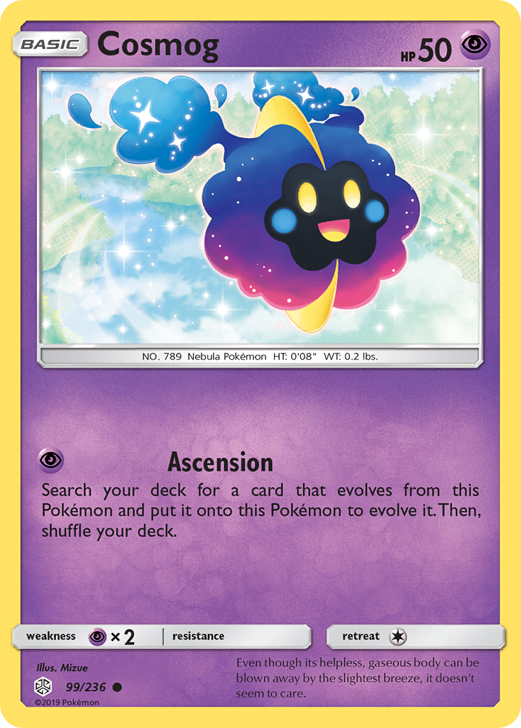 Cosmog (99/236) [Sun & Moon: Cosmic Eclipse] - Comfy Hobbies